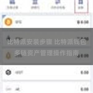 比特派安装步骤 比特派钱包多链资产管理操作指南