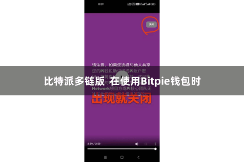比特派多链版 在使用Bitpie钱包时
