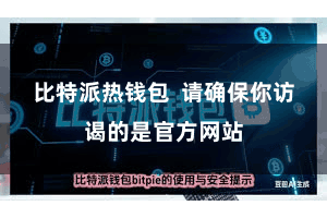 比特派热钱包  请确保你访谒的是官方网站