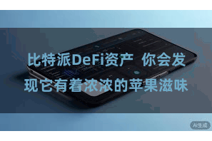 比特派DeFi资产  你会发现它有着浓浓的苹果滋味