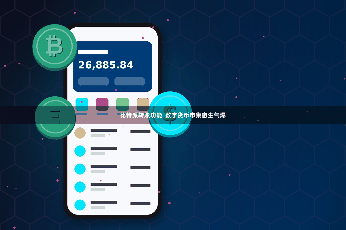 比特派转账功能  数字货币市集愈生气爆